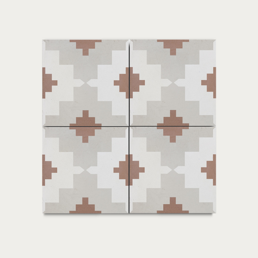 Cruz • Crudo arena • 20x20 cm