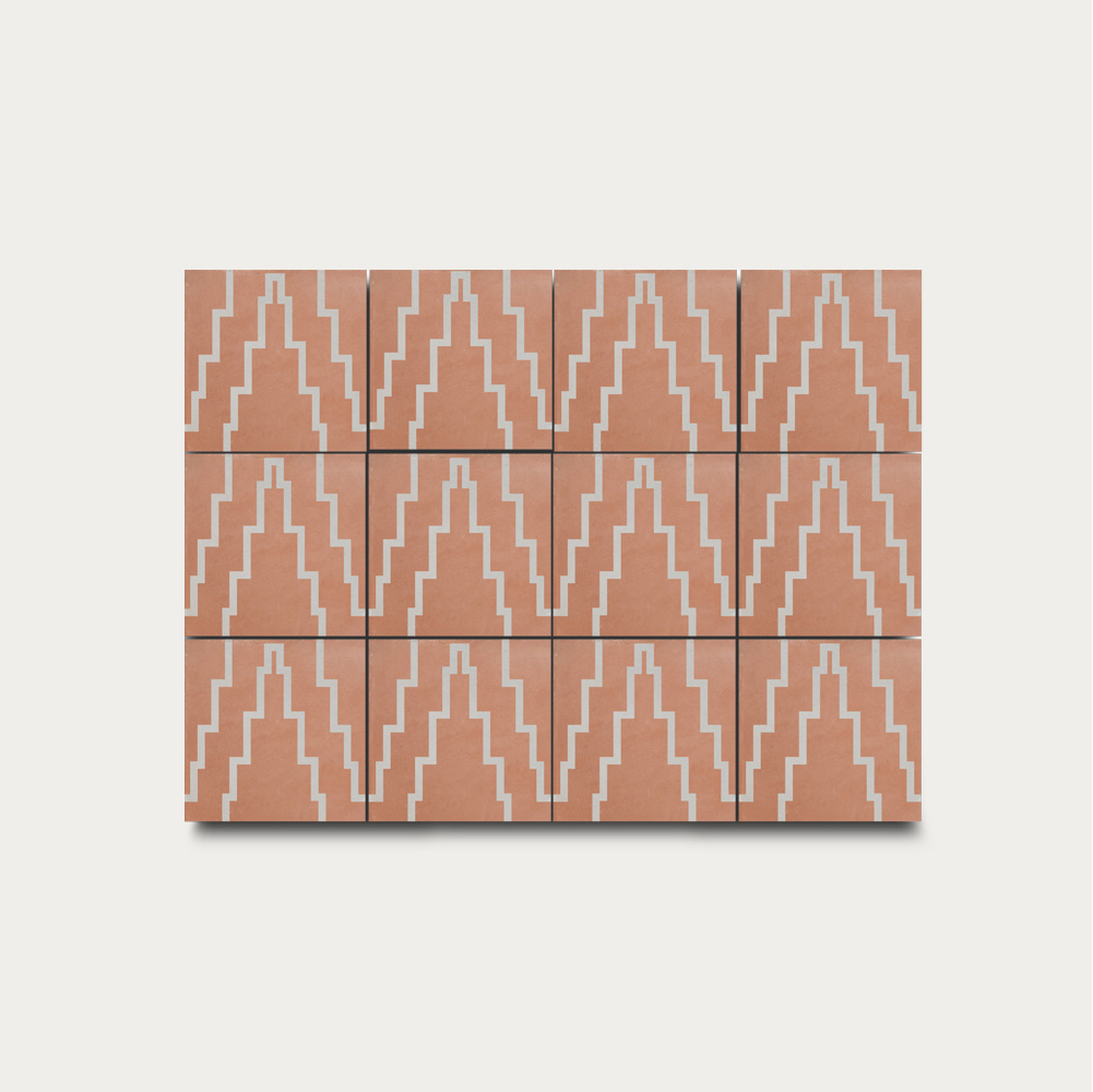 Guiza Terracota 2 Fondo Gris
