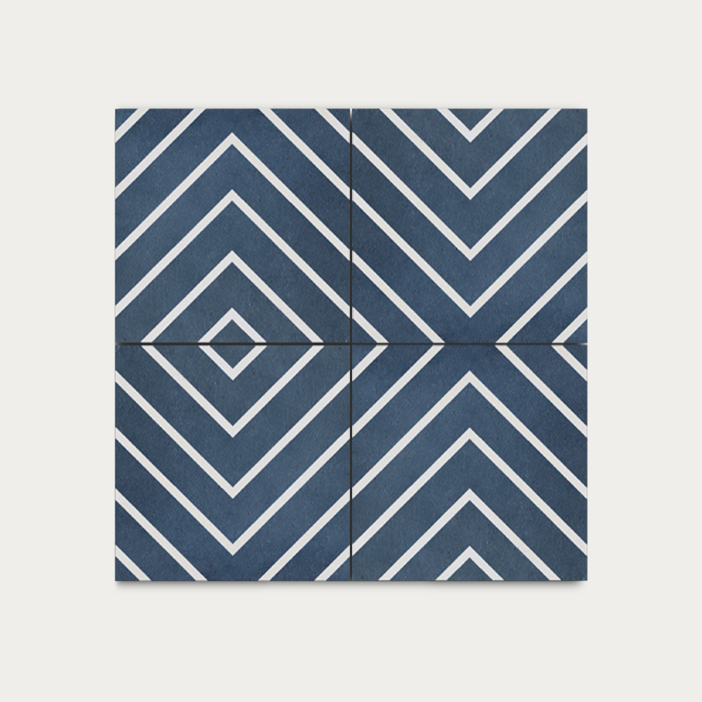Rua • Azul profundo • 20x20 cm