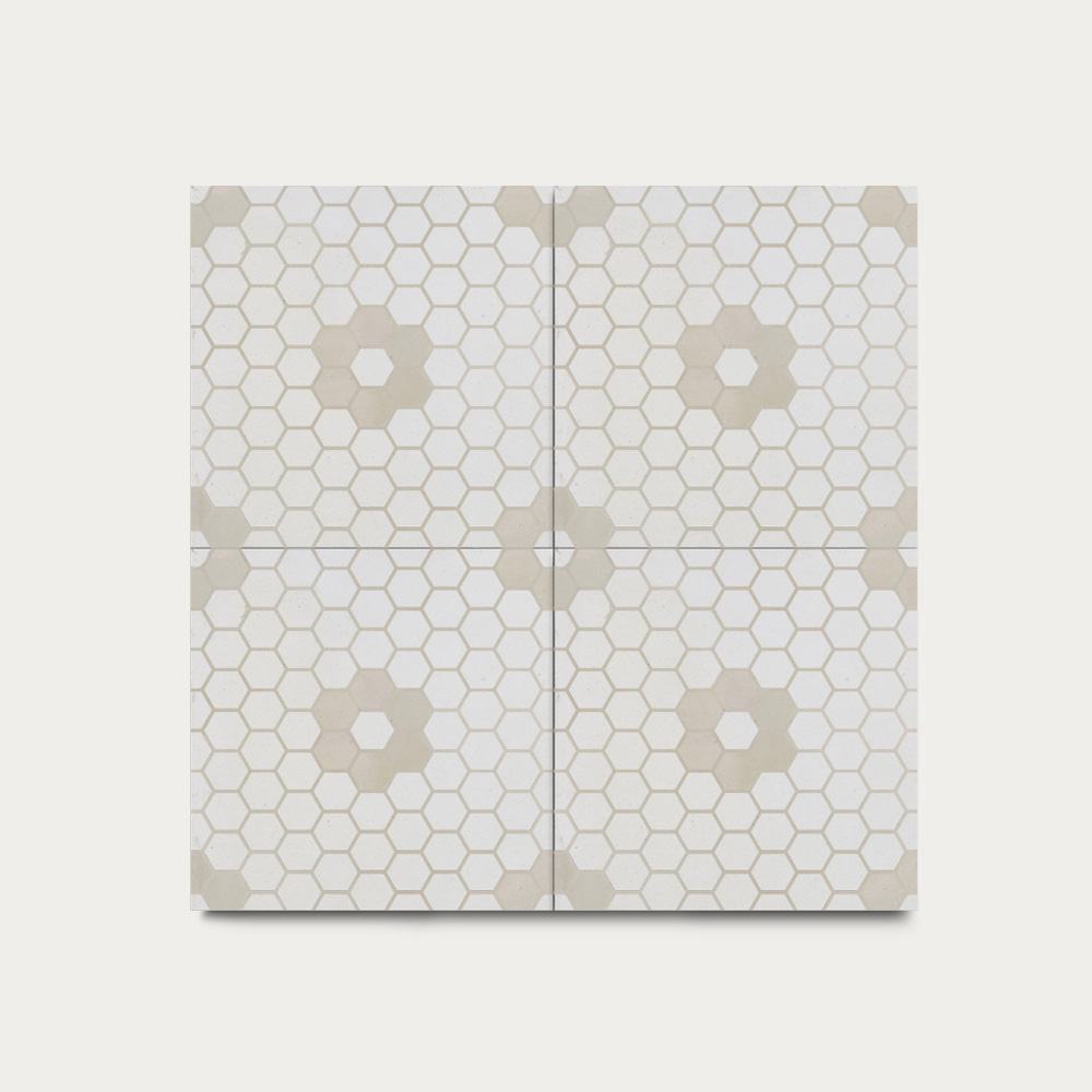 Panal • Crudo arena • 20x20 cm