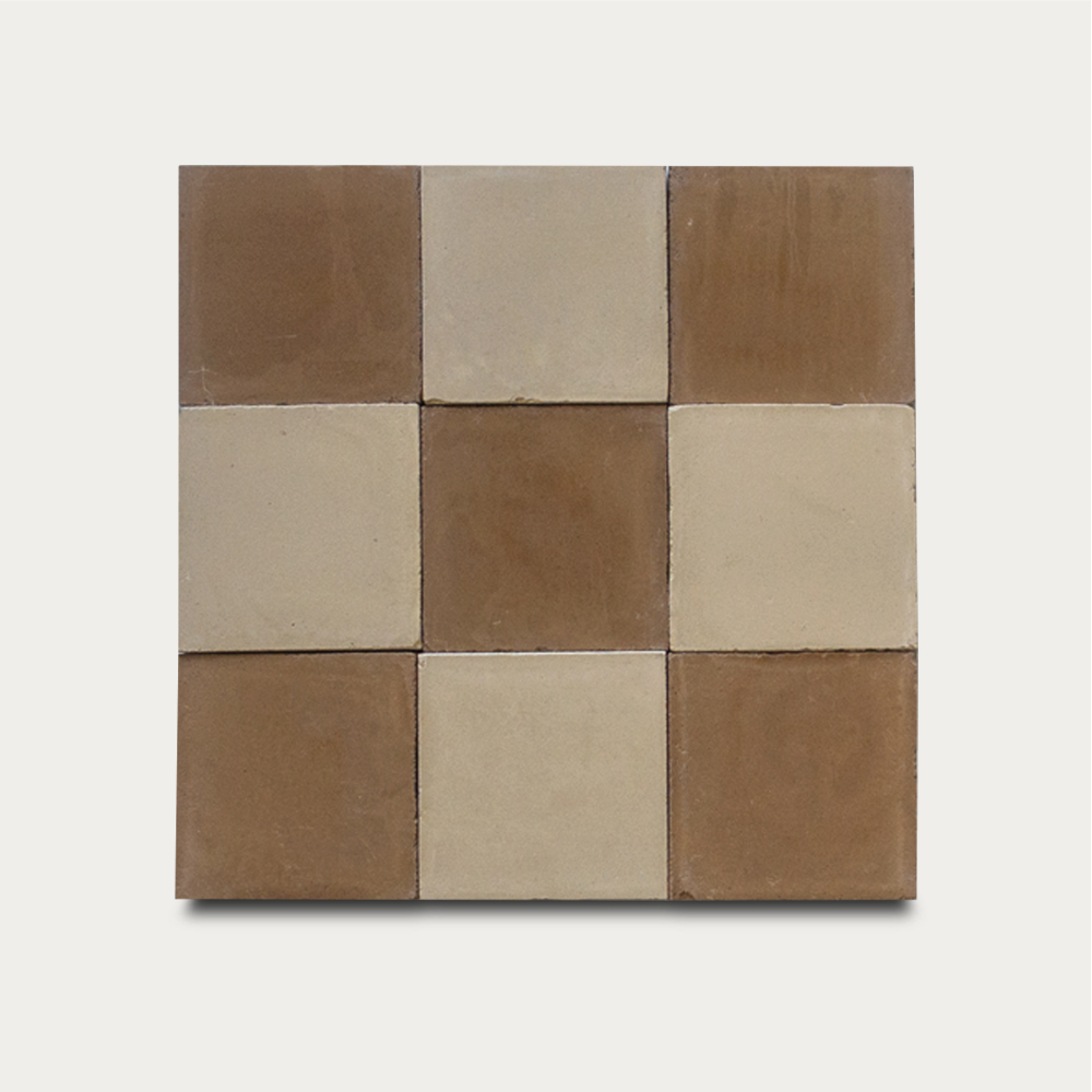 10x10 Retazos L55 L56 2 Canela Y Trigo Fondo Gris