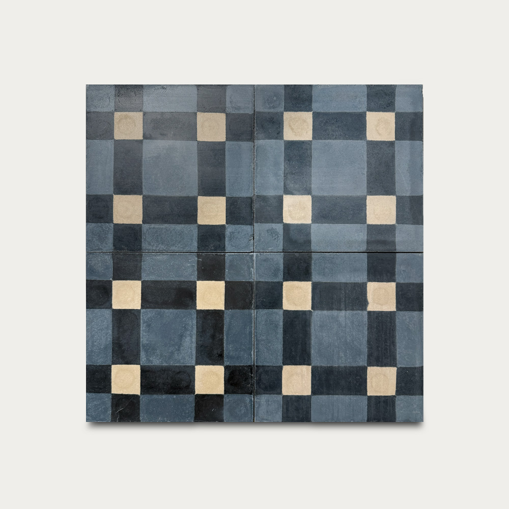 Catan • Azul jean lavado • 20x20 cm