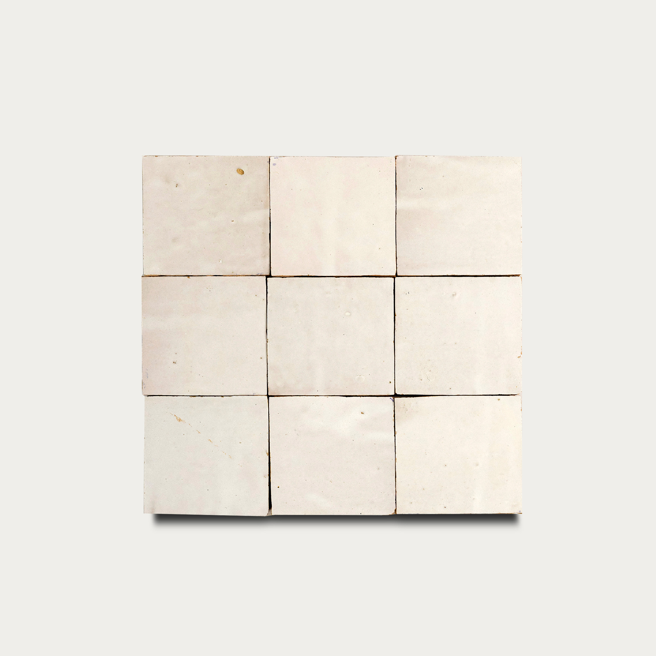 Cuadrado • Blanco cal • 10x10 cm