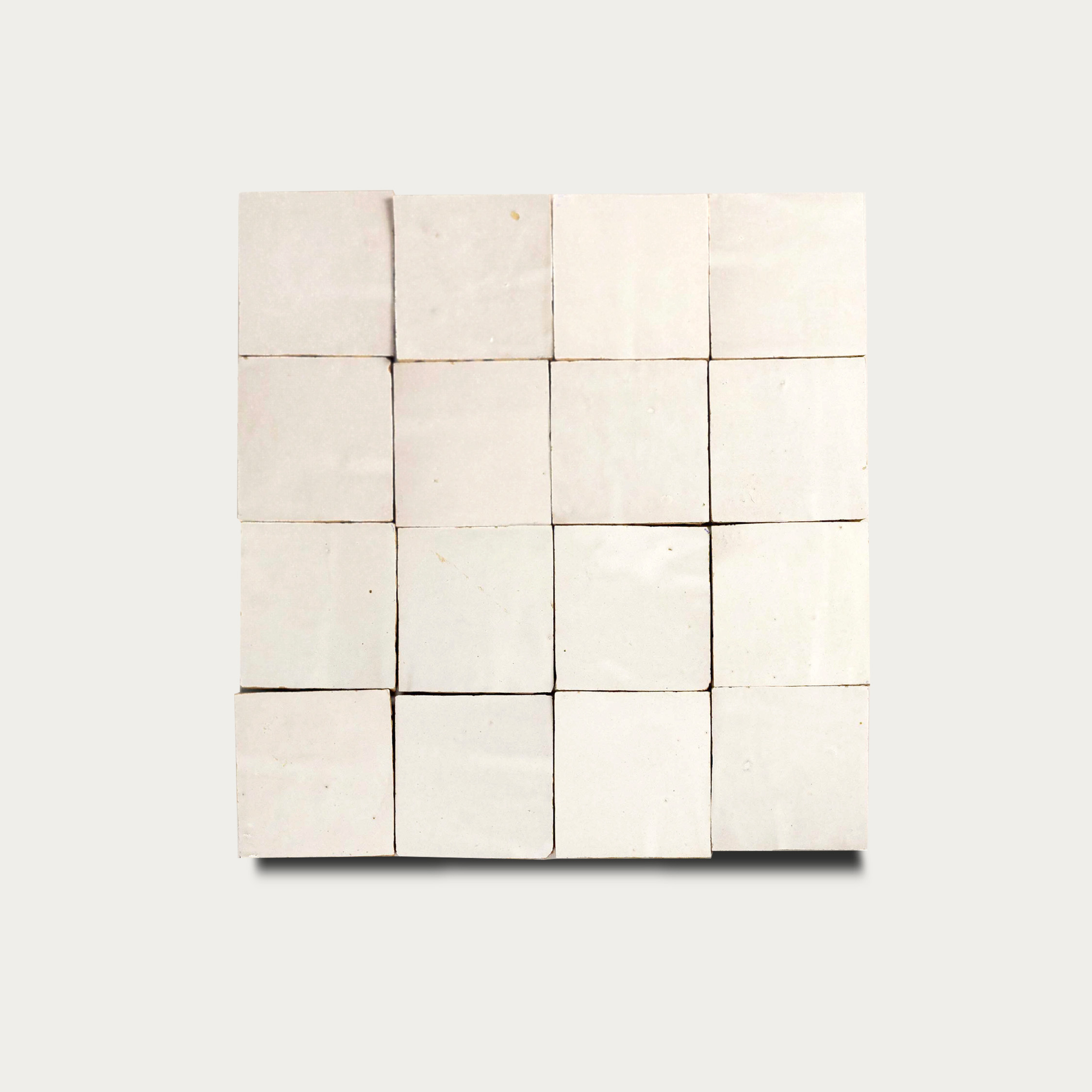 Cuadrado Blanco Cal 02 Fondo Gris