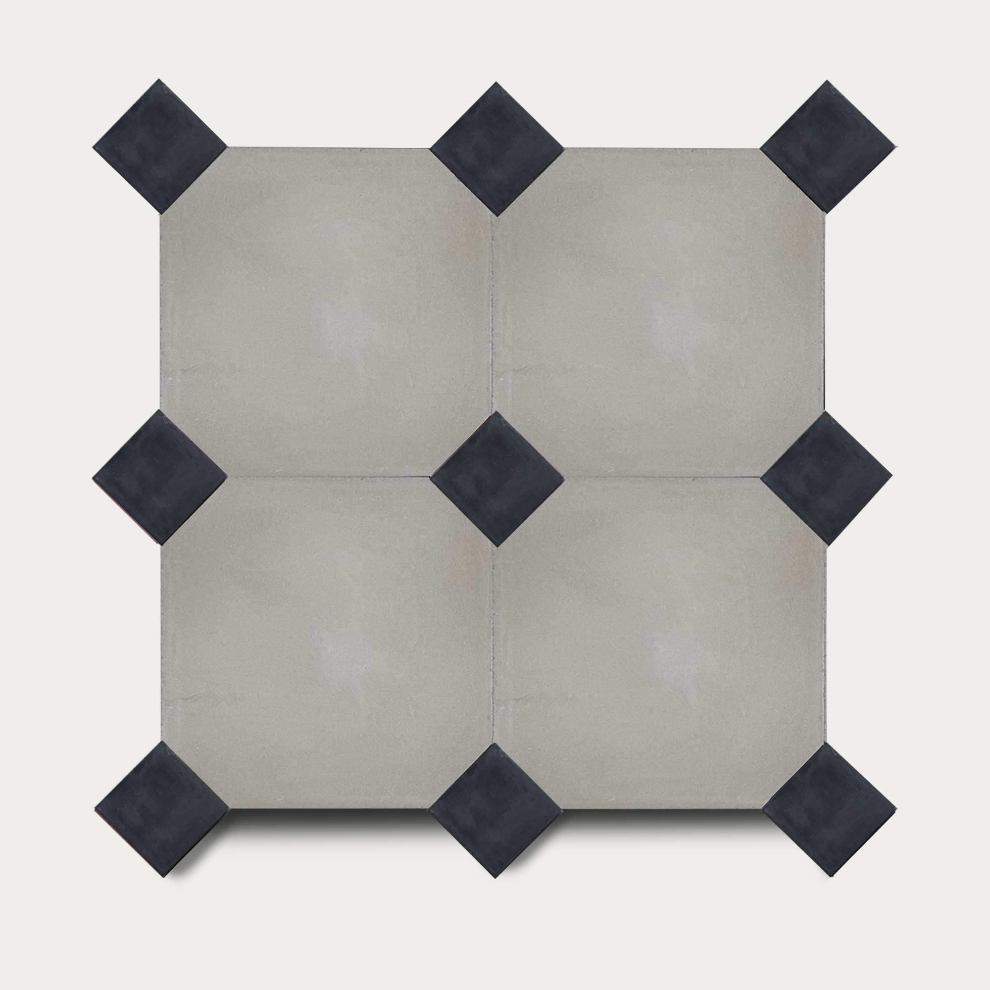 Sion 20 • Crudo arena / negro • 20x20 cm