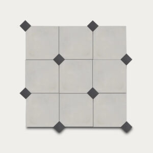 Sion 20 • Crudo arena / Negro• 20x20 cm