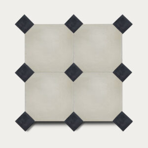 Sion 20 • Crudo arena / negro • 20x20 cm