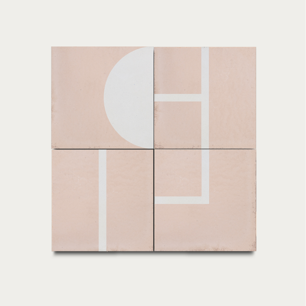 Bossa • Rosa suave • 20x20 cm