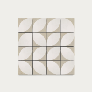 Crescente • Crudo arena • 20x20 cm