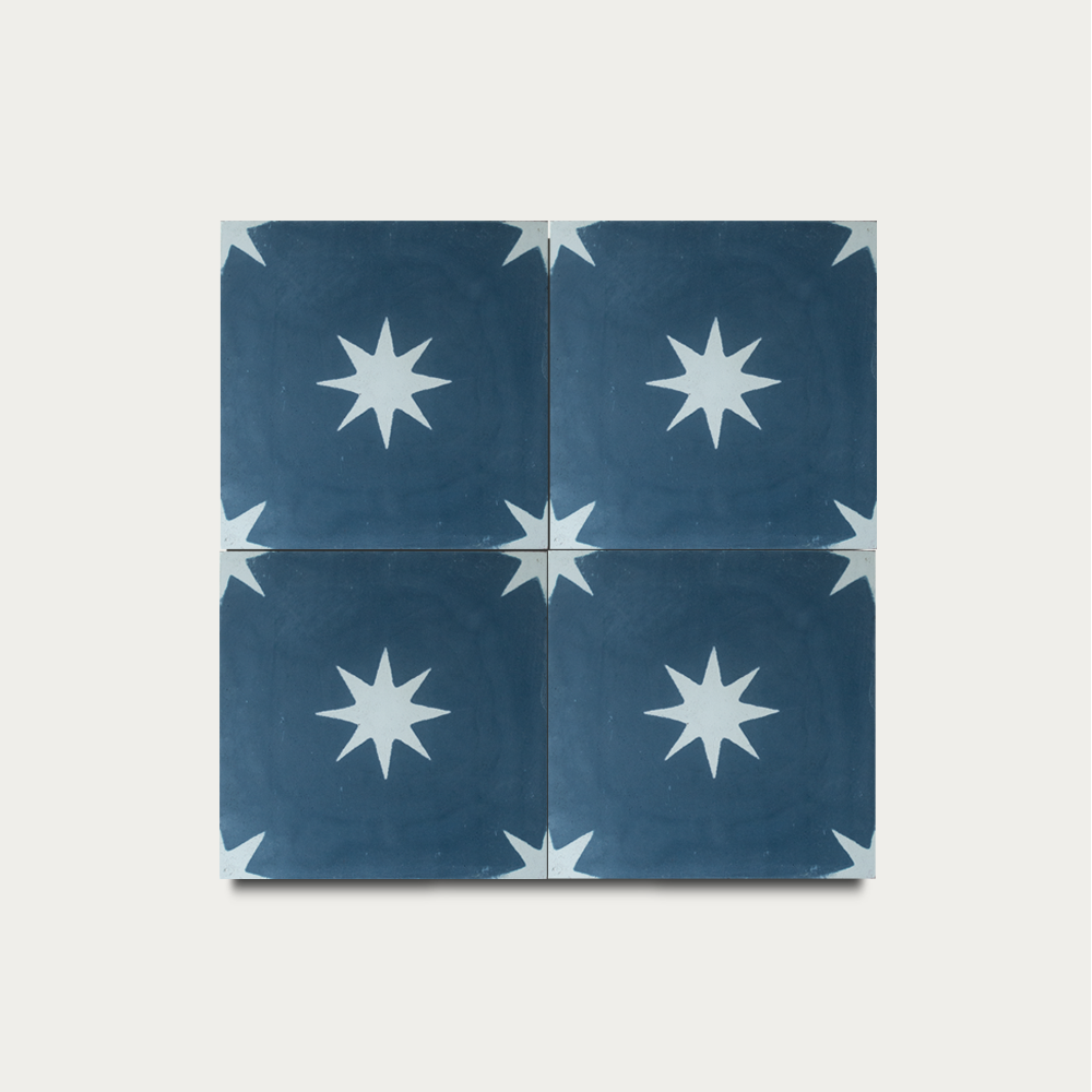 Estrella • Azul jean • 20x20 cm