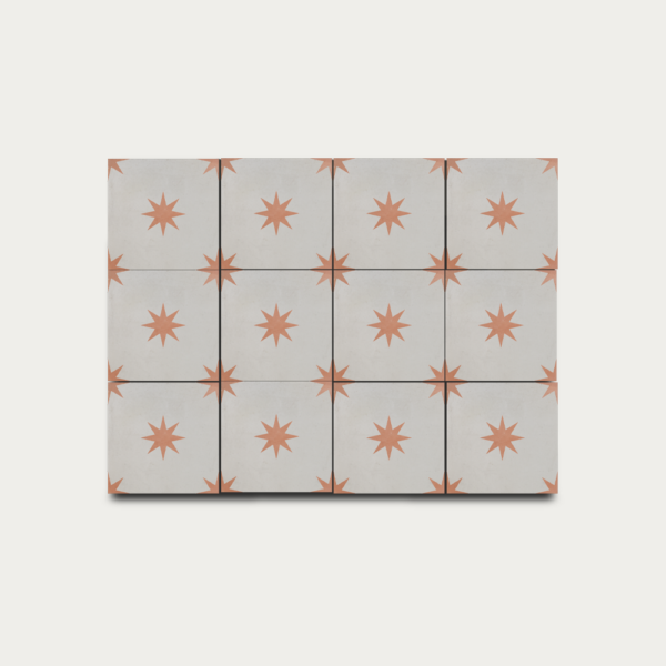 Estrella Crudo Arena Terracota 2 Fondo Gris