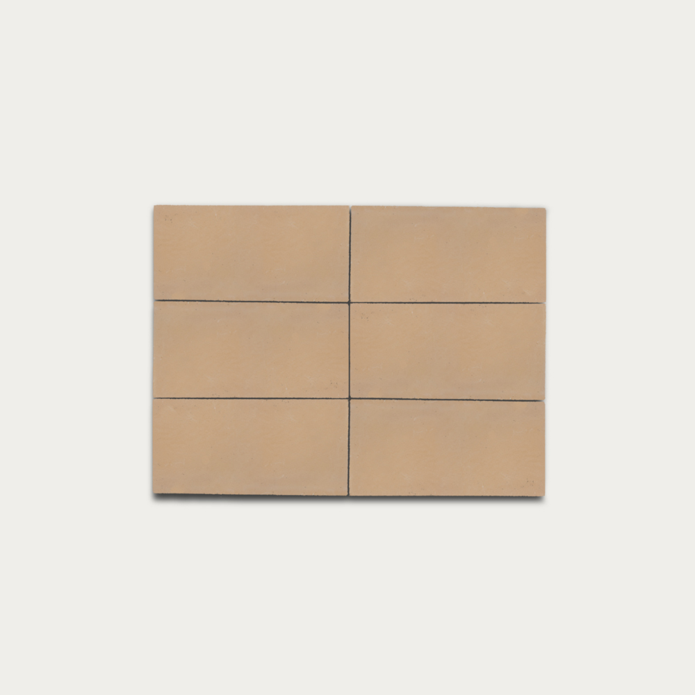 Pleno R 10x20 Ocre 2 Fondo Gris
