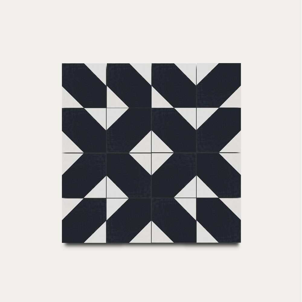 Remo • Negro • 20x20 cm